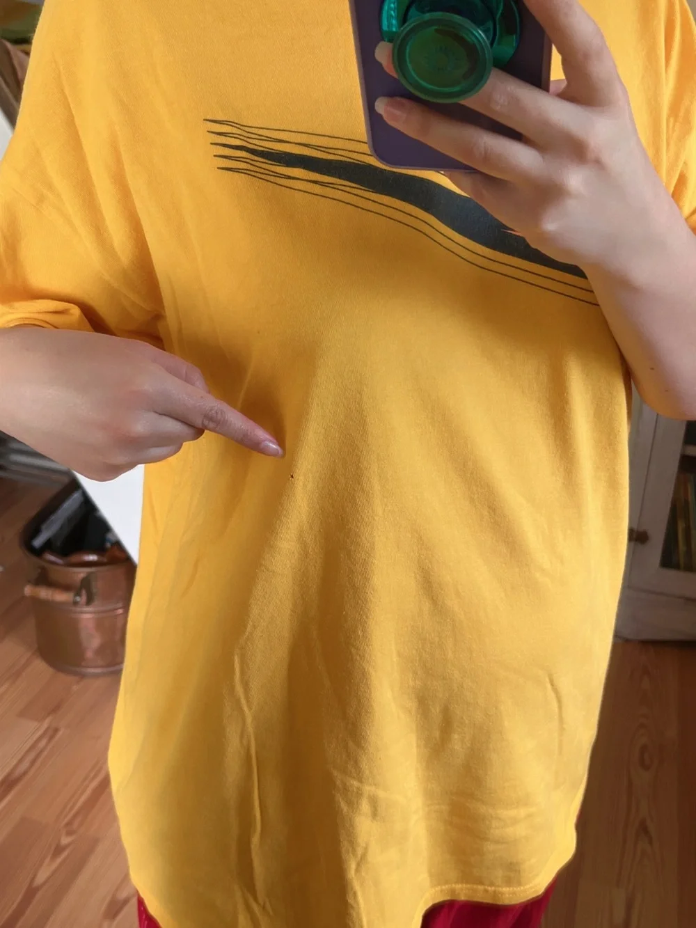 Nike Swoosh Oversized Tee Shirt Yellow Black Baggy Unisex Sporty Streetwear XL